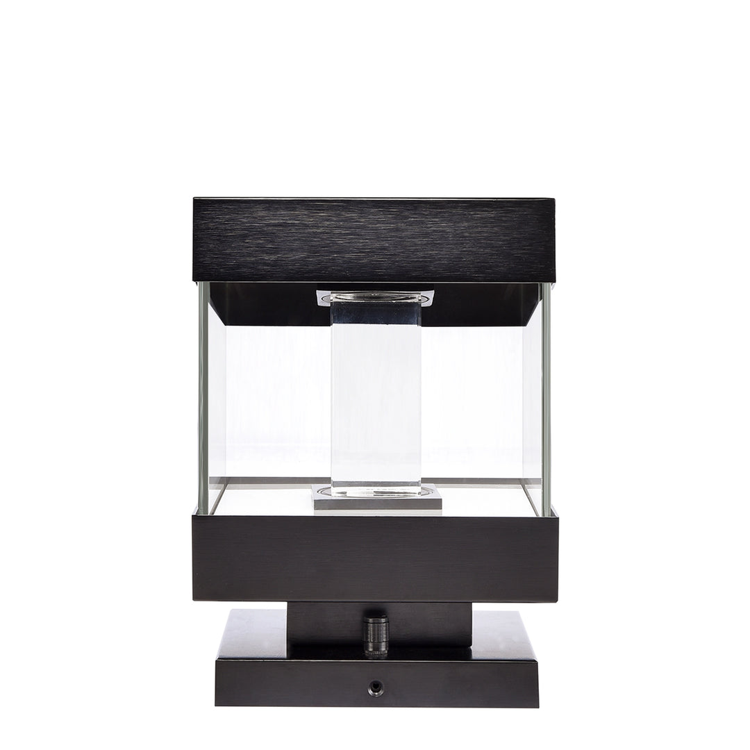 Claro Outdoor Square Glass Bollard by Zeev - view 2