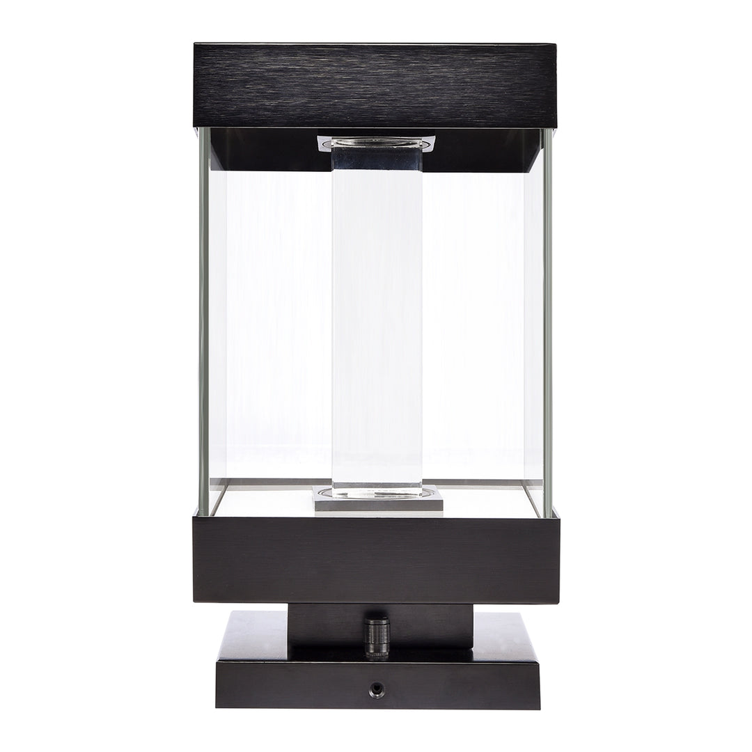 Claro Outdoor Square Glass Bollard by Zeev - view 5