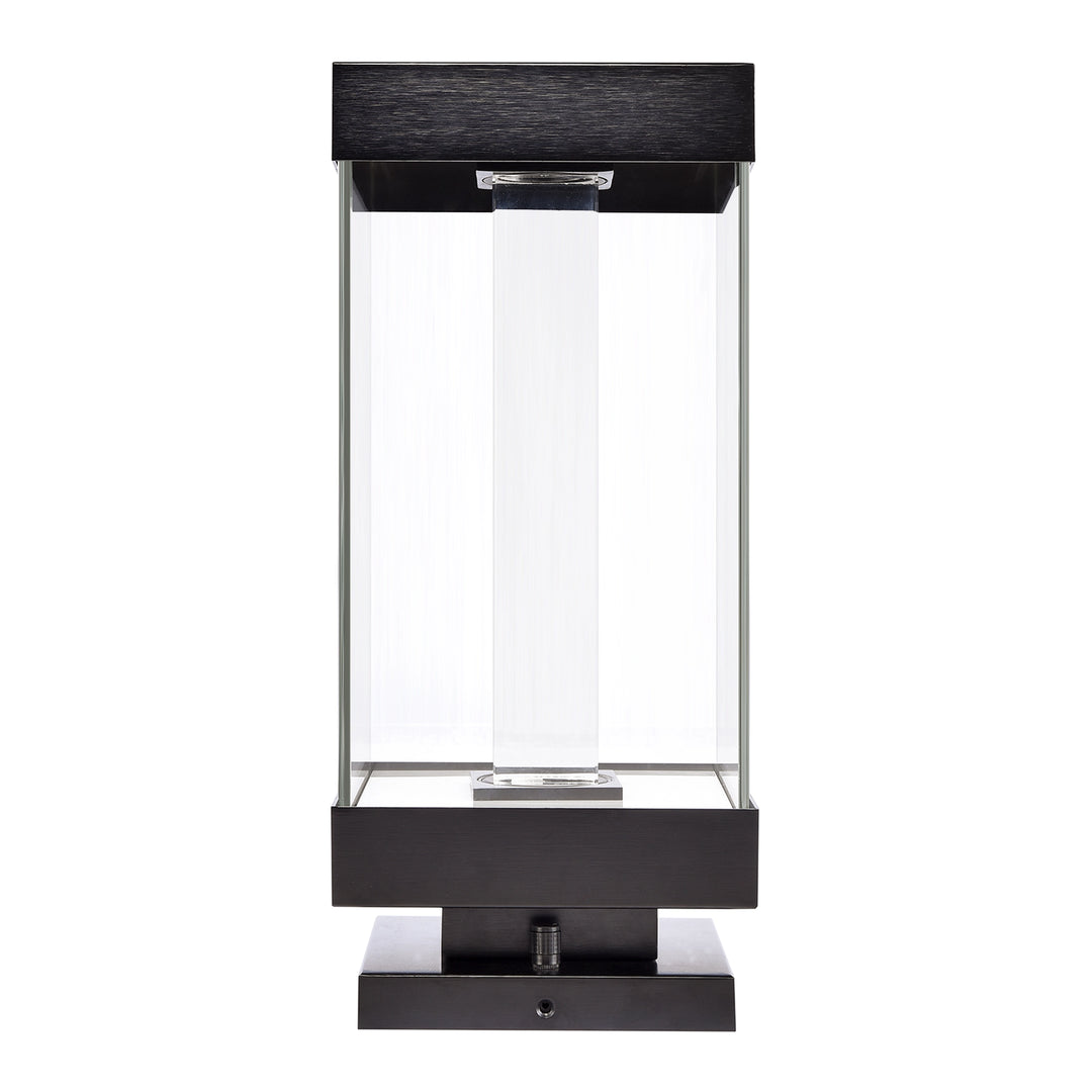 Claro Outdoor Square Glass Bollard by Zeev - view 8