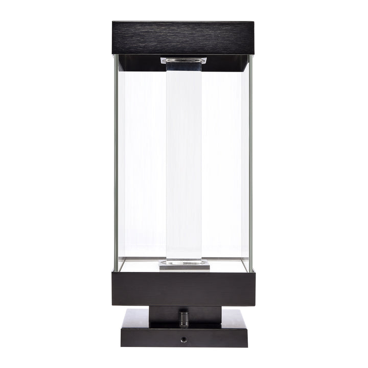 Claro Outdoor Square Glass Bollard by Zeev - view 8