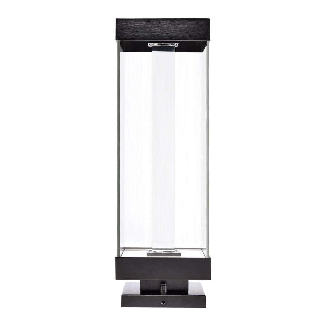 Claro Outdoor Square Glass Bollard by Zeev - view 11