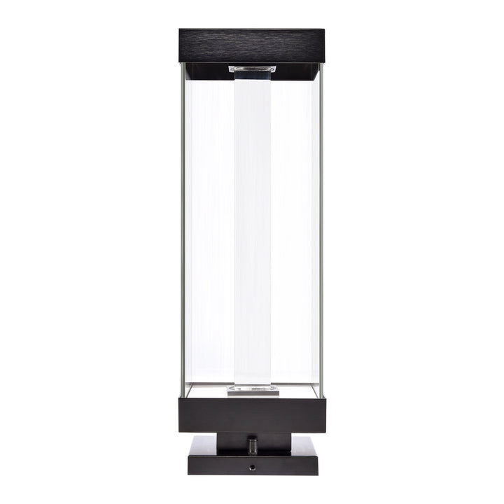 Claro Outdoor Square Glass Bollard by Zeev - view 11