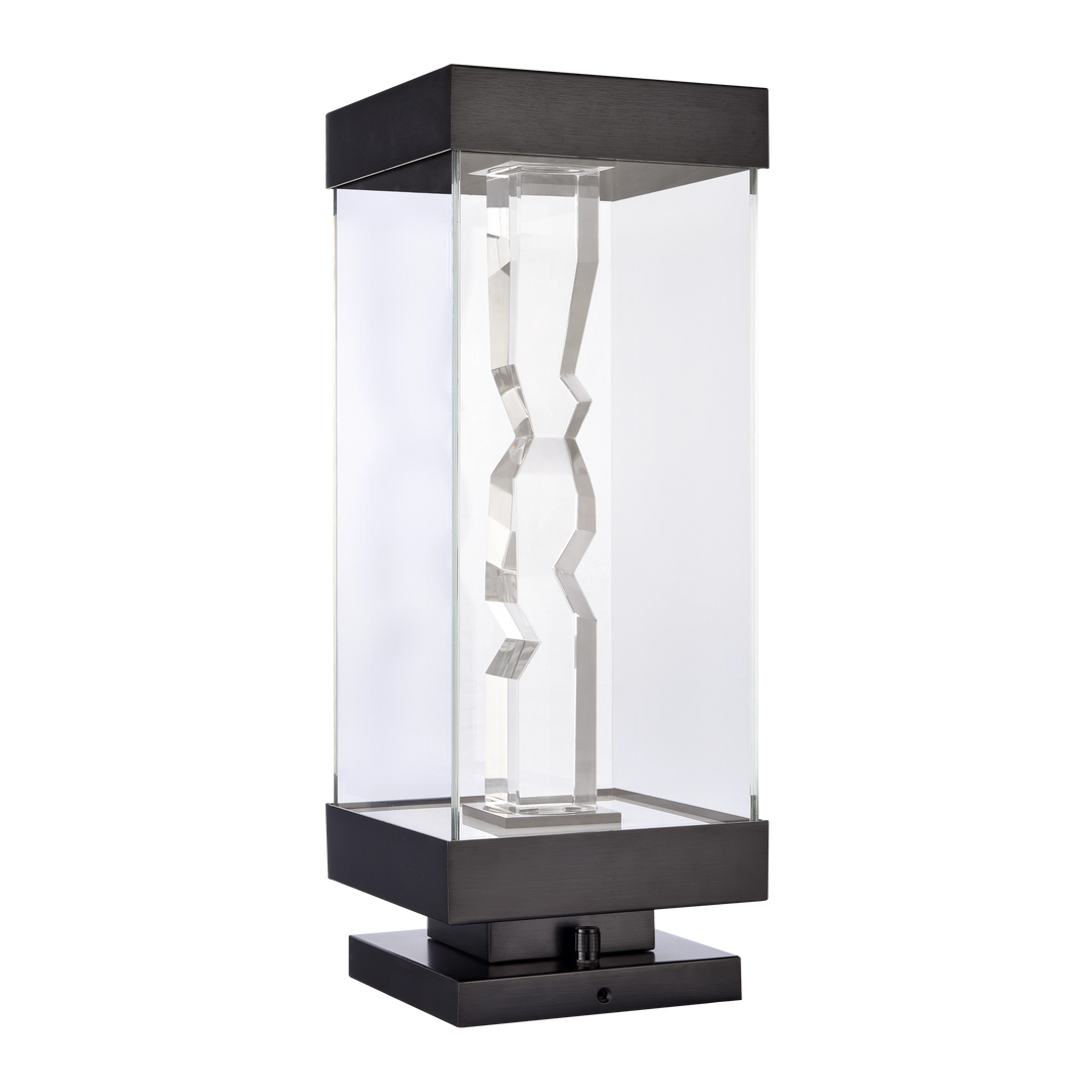 Mamadim Outdoor Exterior Crystal Bollard by Zeev