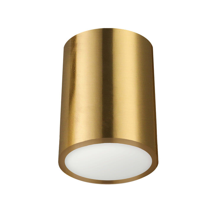 Echo 12W Flush Mount in Aged Brass by Dainolite