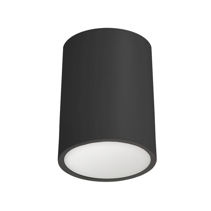 Echo 12W Flush Mount in Black by Dainolite