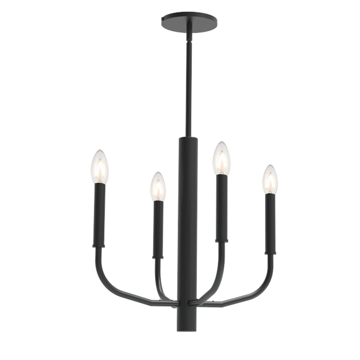 Eleanor 4 Light Incandescent Chandelier in Black by Dainolite