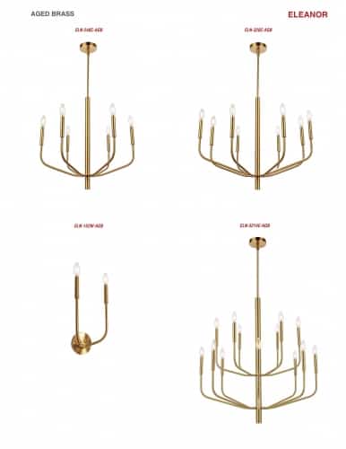 Eleanor 14 Light Chandelier by Dainolite - view 2