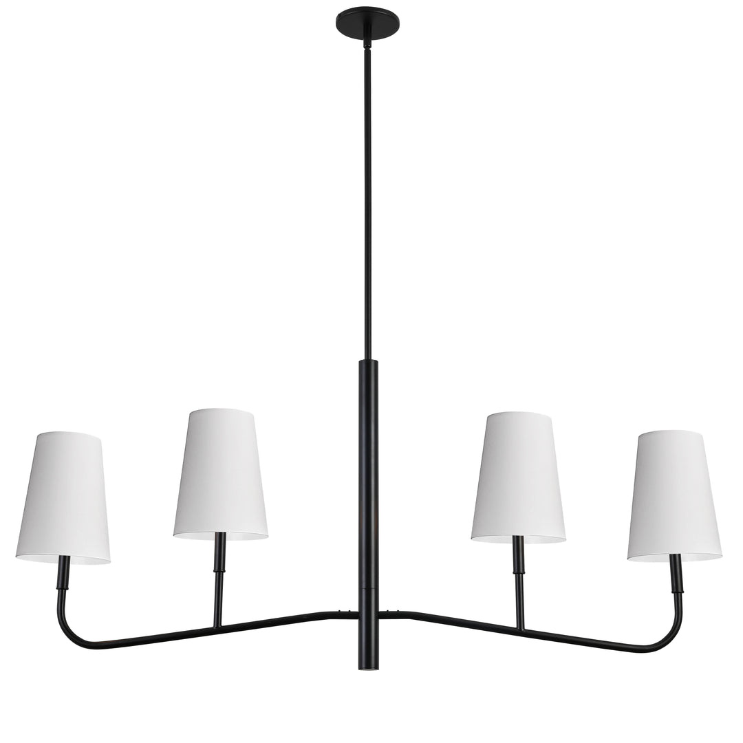 Eleanor 4 Light Incandescent Horizontal Chandelier by Dainolite
