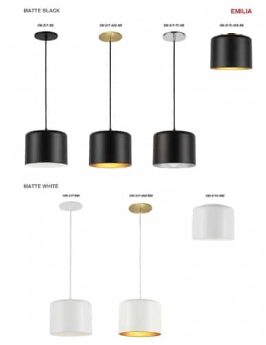 Emilia 1 Light Incandescent Flush Mount by Dainolite - view 2