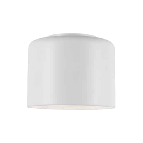Emilia 1 Light Incandescent Flush Mount in White by Dainolite