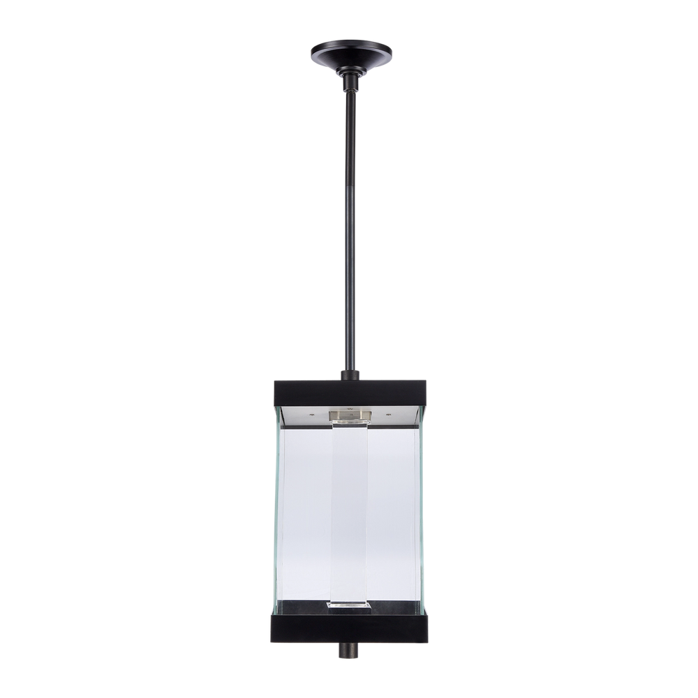 Claro Outdoor Square Glass Pendant by Zeev - view 2