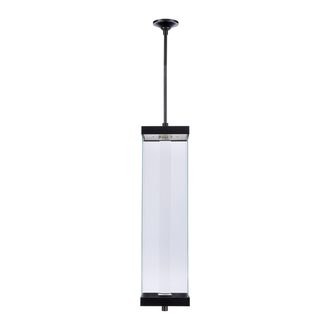 Claro Outdoor Square Glass Pendant by Zeev - view 10