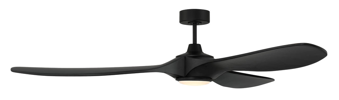 Envy Ceiling Fan in Flat Black by Craftmade
