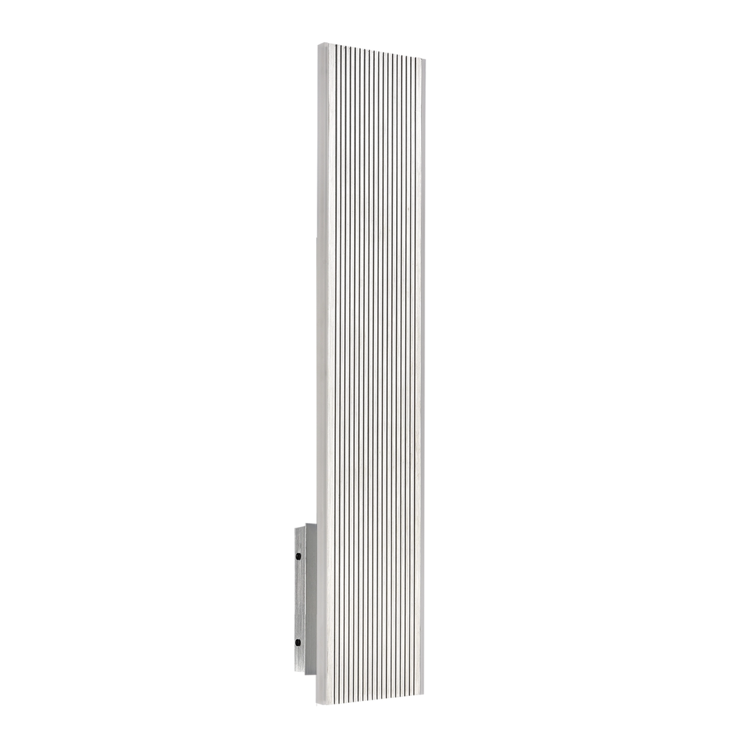 Oluk Outdoor Sleek Wall Sconce in Brushed Aluminum by Zeev