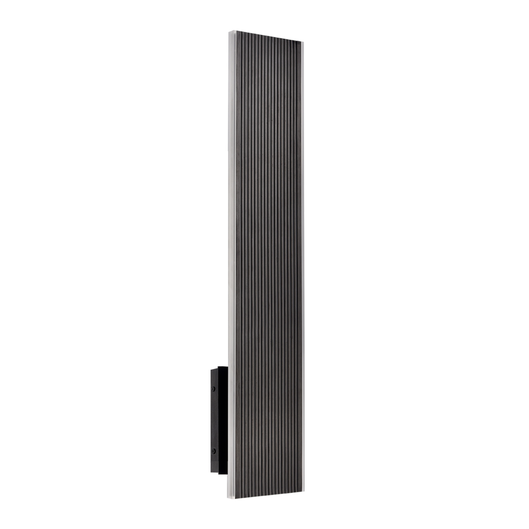 Oluk Outdoor Sleek Wall Sconce in Matte Black by Zeev