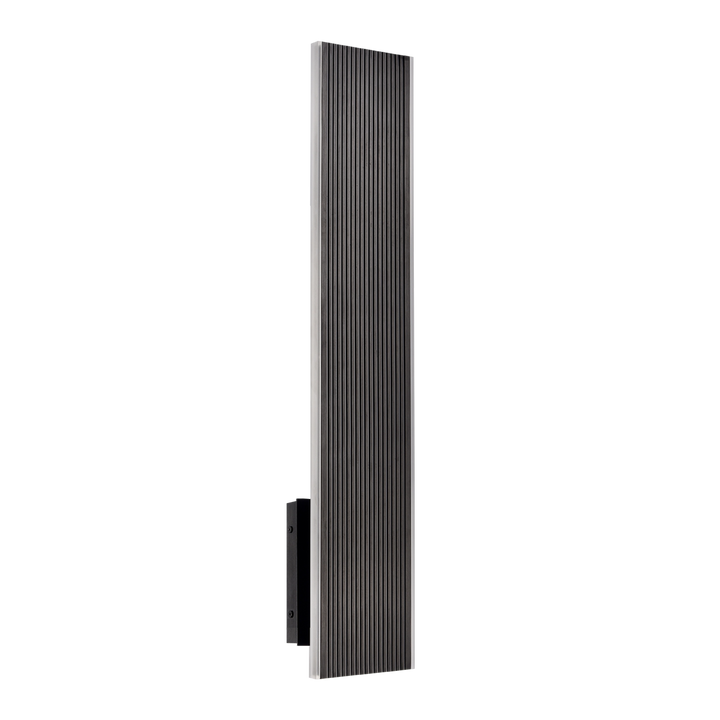 Oluk Outdoor Sleek Wall Sconce in Matte Black by Zeev