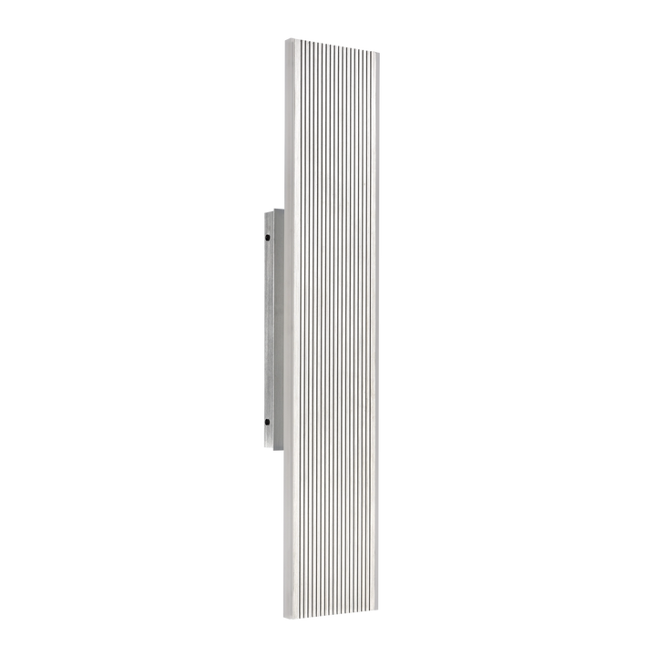 Oluk Outdoor Sleek Wall Sconce in Brushed Aluminum by Zeev