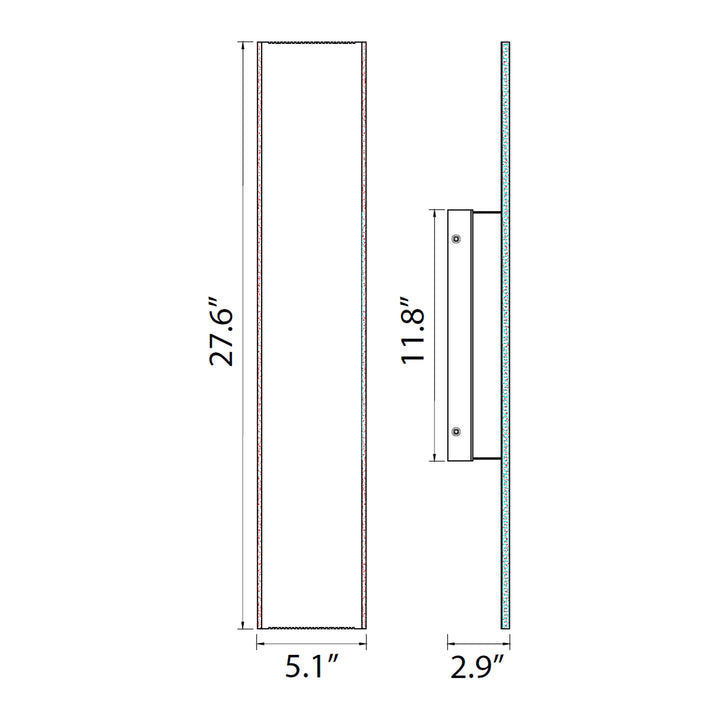 Oluk Outdoor Sleek Wall Sconce by Zeev - view 24