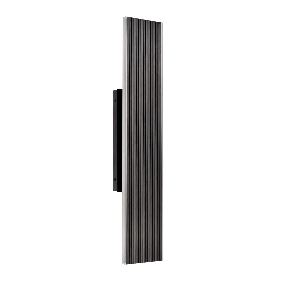 Oluk Outdoor Sleek Wall Sconce in Matte Black by Zeev