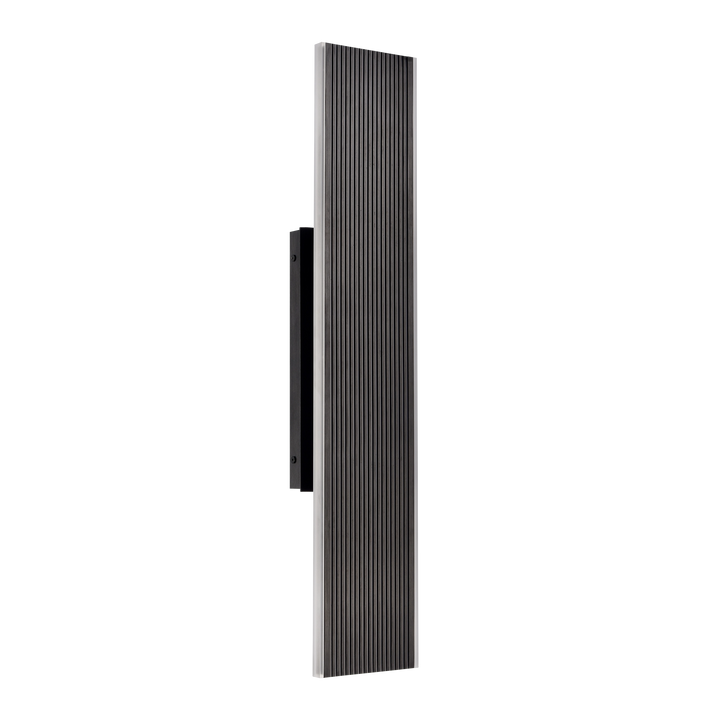 Oluk Outdoor Sleek Wall Sconce in Matte Black by Zeev