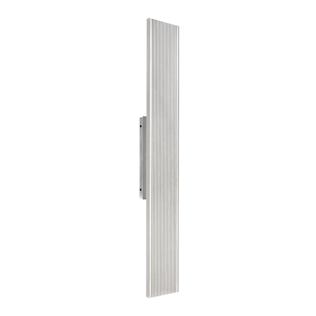 Oluk Outdoor Sleek Wall Sconce in Brushed Aluminum by Zeev