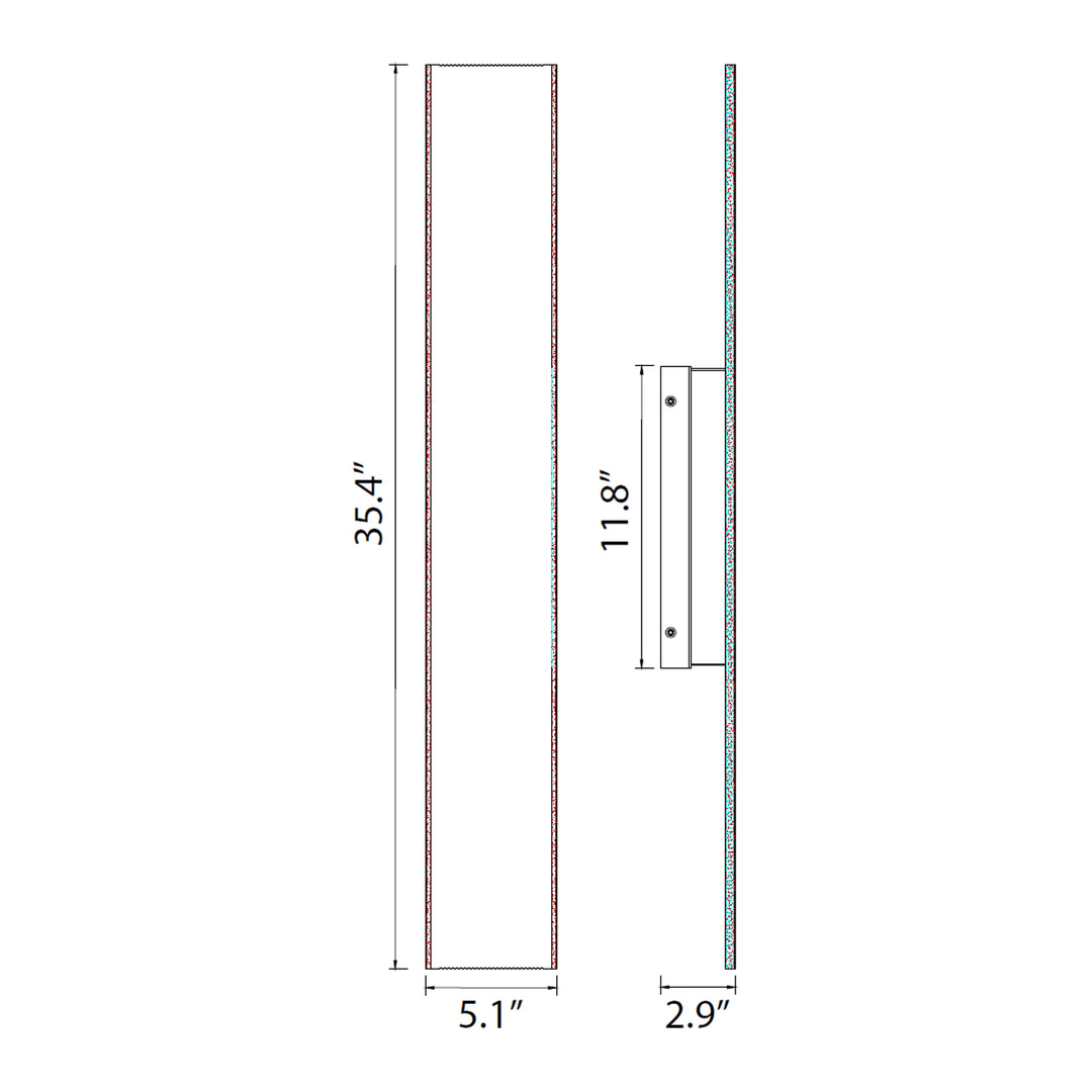 Oluk Outdoor Sleek Wall Sconce by Zeev - view 40