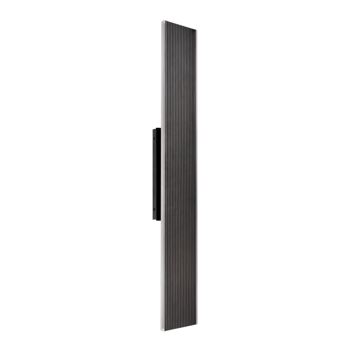 Oluk Outdoor Sleek Wall Sconce in Matte Black by Zeev