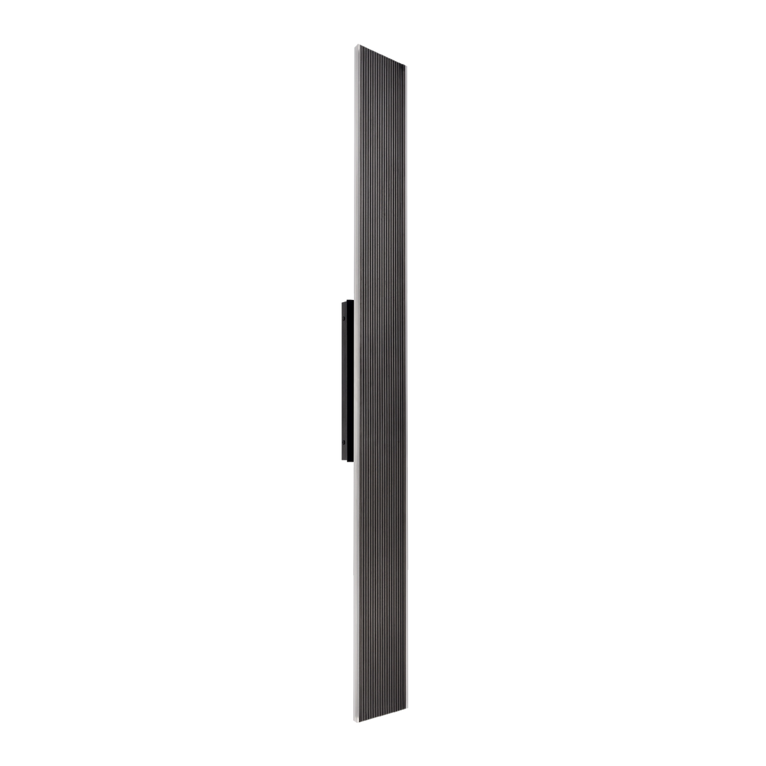 Oluk Outdoor Sleek Wall Sconce in Matte Black by Zeev