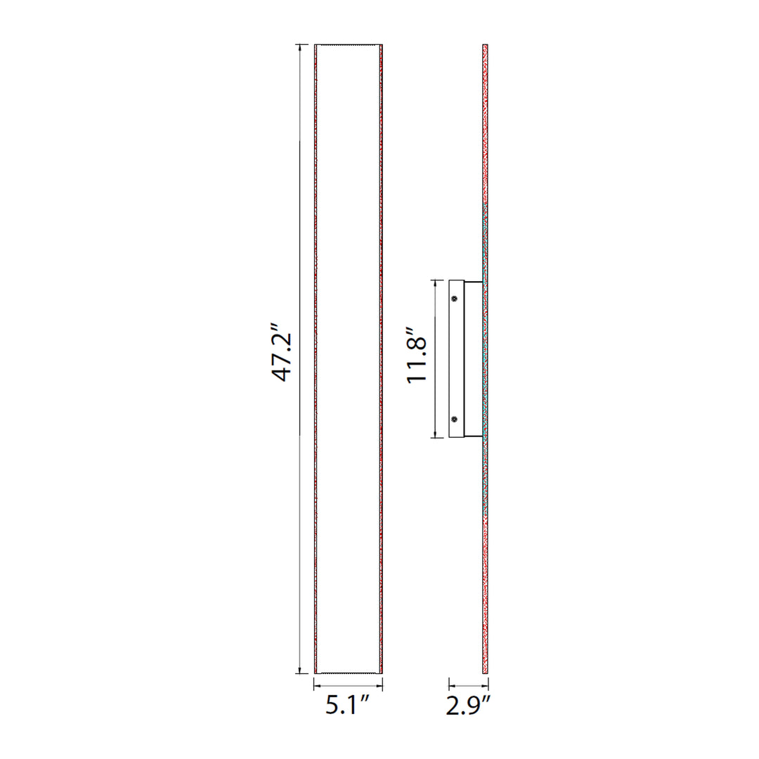 Oluk Outdoor Sleek Wall Sconce by Zeev - view 64