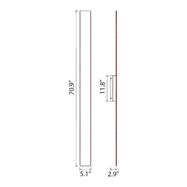 Oluk Outdoor Sleek Wall Sconce by Zeev - view 80