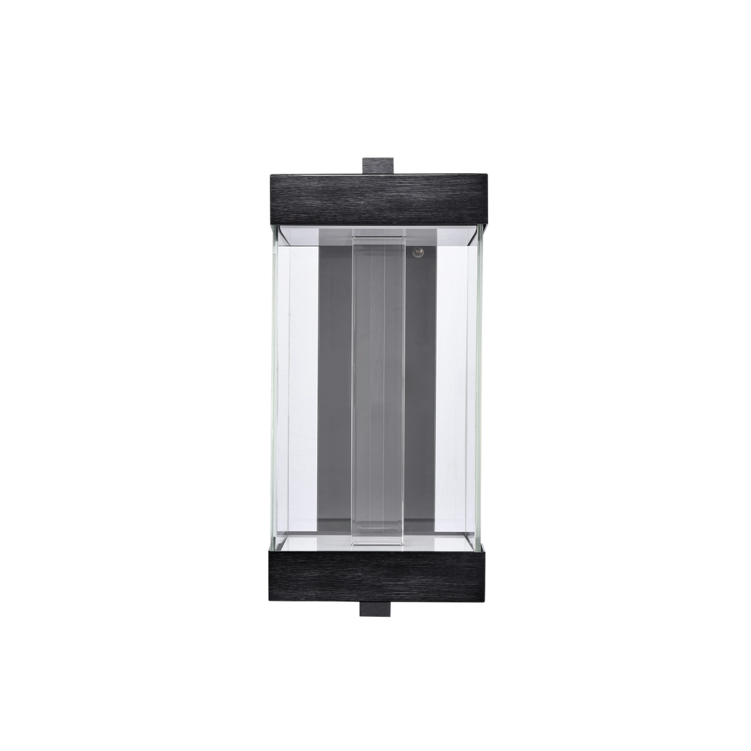 Claro Outdoor Square Glass Wall Sconce by Zeev - view 2