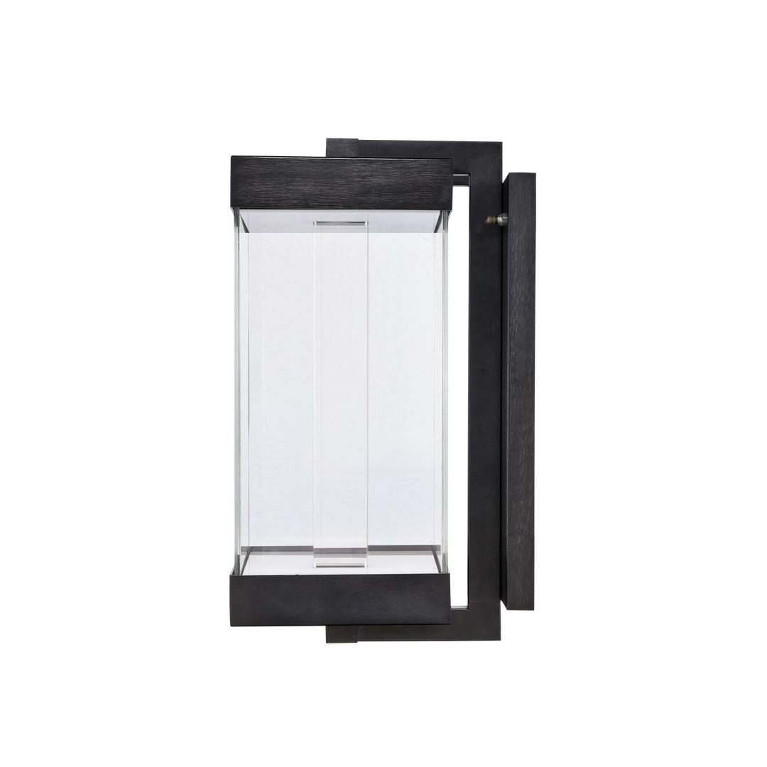 Claro Outdoor Square Glass Wall Sconce by Zeev - view 3