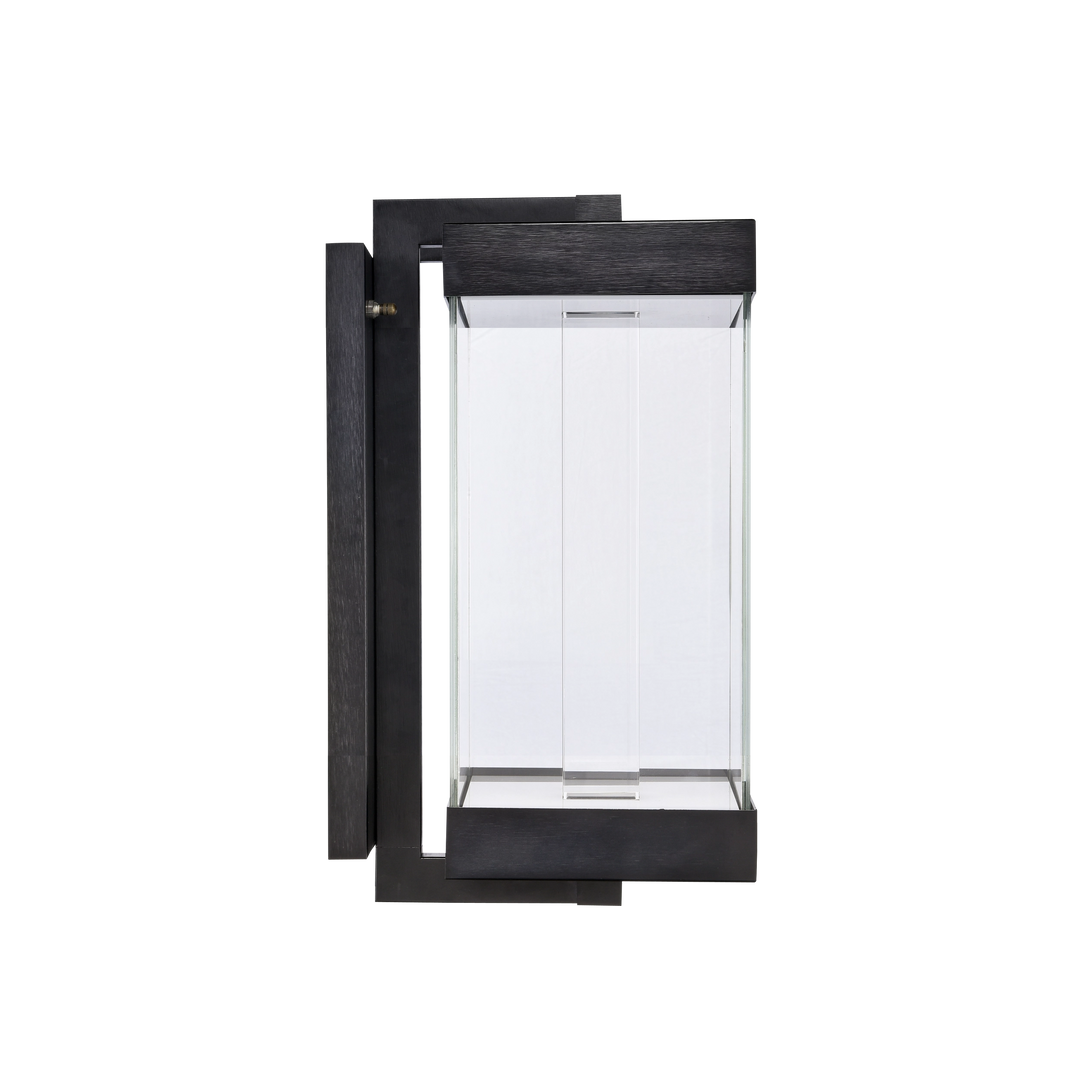 Claro Outdoor Square Glass Wall Sconce by Zeev - view 4