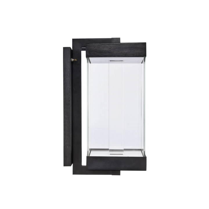 Claro Outdoor Square Glass Wall Sconce by Zeev - view 4