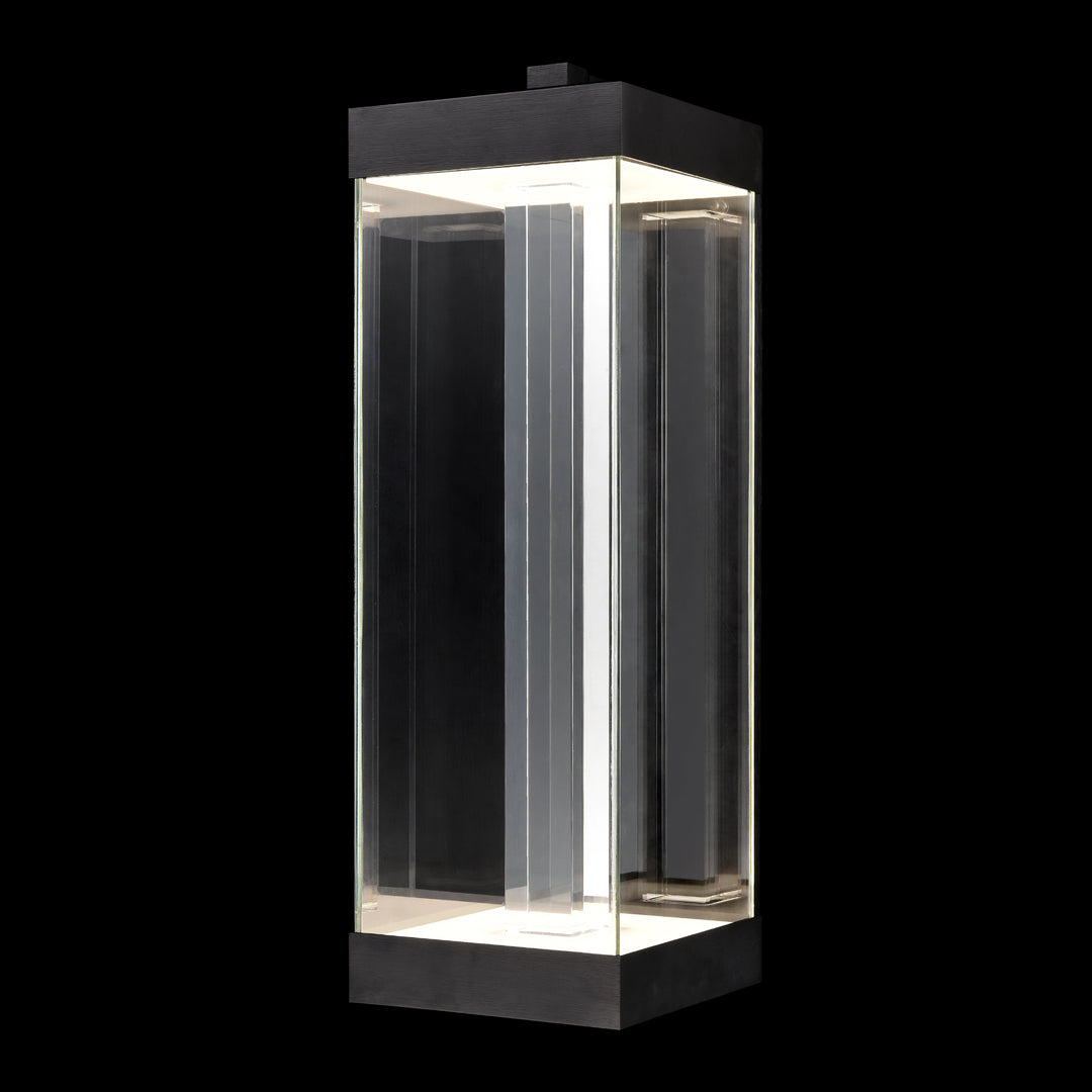 Claro Outdoor Square Glass Wall Sconce by Zeev - view 15