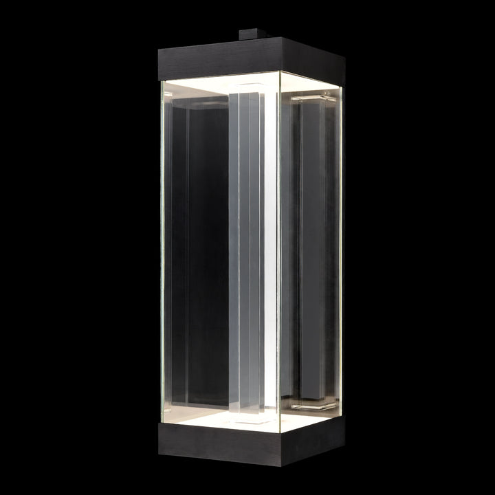 Claro Outdoor Square Glass Wall Sconce by Zeev - view 15