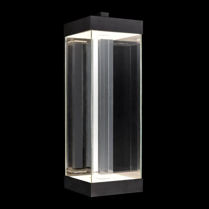 Claro Outdoor Square Glass Wall Sconce by Zeev - view 14