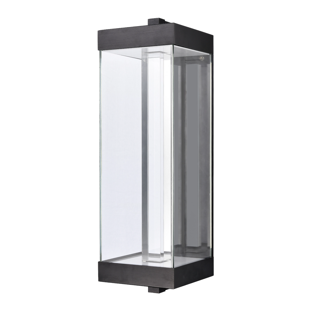 Claro Outdoor Square Glass Wall Sconce by Zeev - view 11