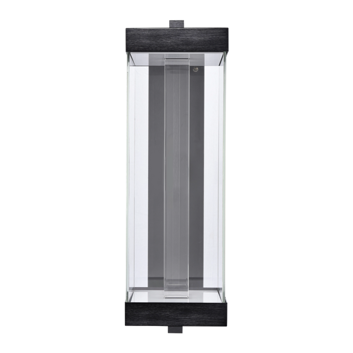 Claro Outdoor Square Glass Wall Sconce by Zeev - view 10