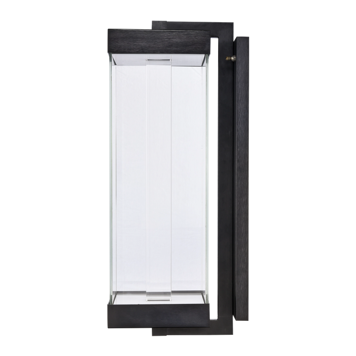 Claro Outdoor Square Glass Wall Sconce by Zeev - view 12