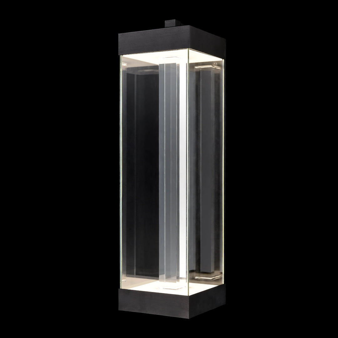Claro Outdoor Square Glass Wall Sconce by Zeev - view 23