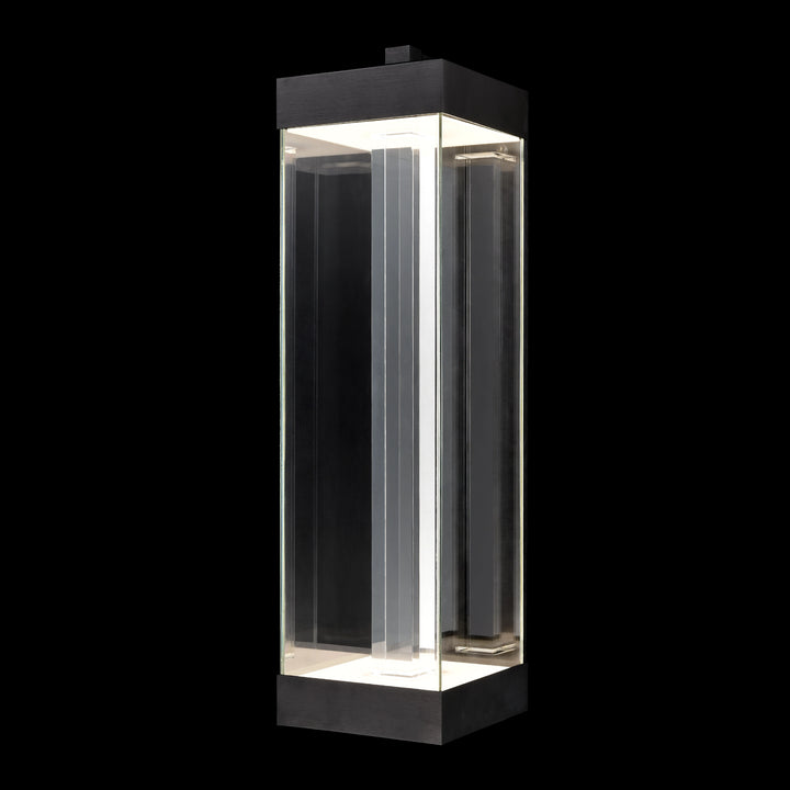 Claro Outdoor Square Glass Wall Sconce by Zeev - view 23
