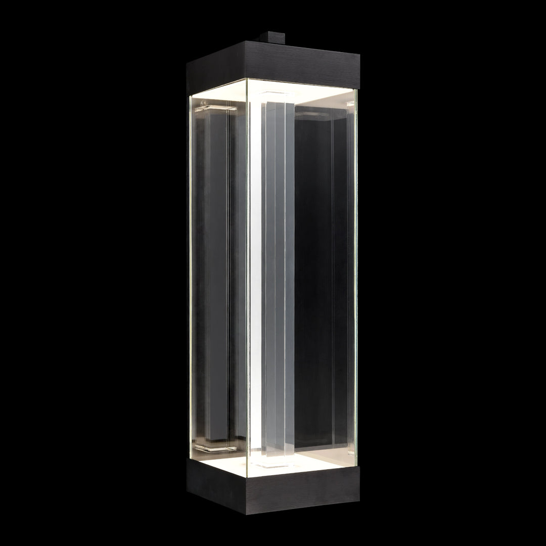 Claro Outdoor Square Glass Wall Sconce by Zeev - view 22