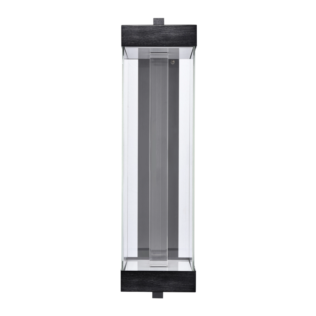 Claro Outdoor Square Glass Wall Sconce by Zeev - view 18