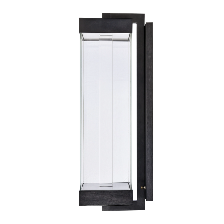 Claro Outdoor Square Glass Wall Sconce by Zeev - view 20