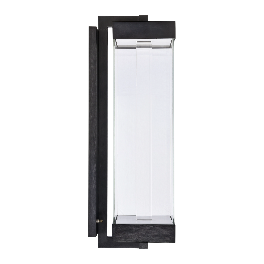 Claro Outdoor Square Glass Wall Sconce by Zeev - view 21