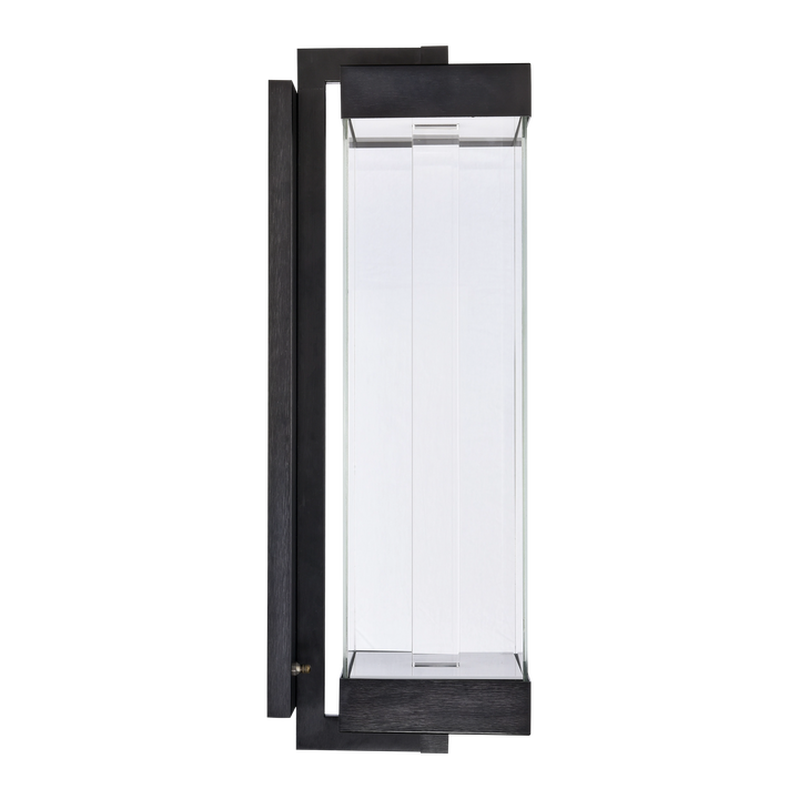 Claro Outdoor Square Glass Wall Sconce by Zeev - view 21