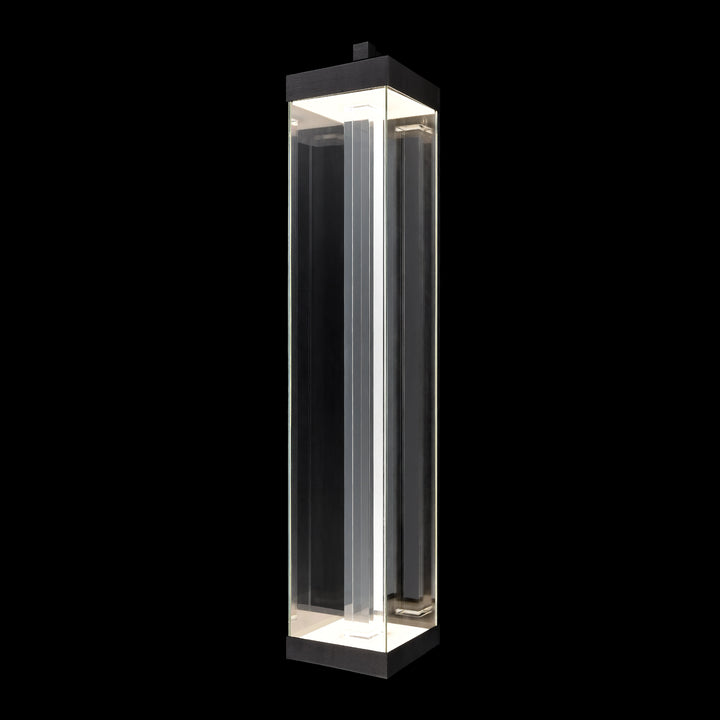 Claro Outdoor Square Glass Wall Sconce by Zeev - view 29