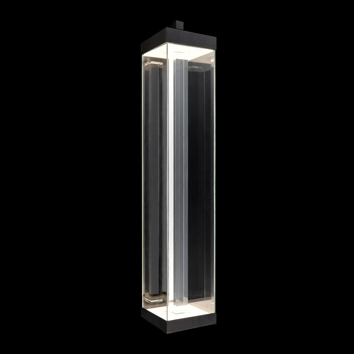 Claro Outdoor Square Glass Wall Sconce by Zeev - view 28