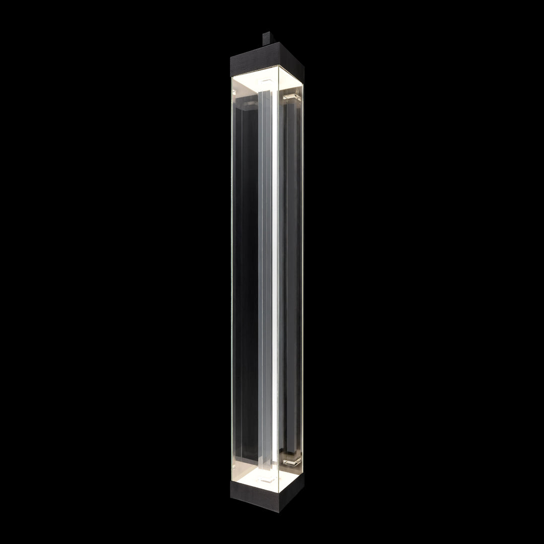 Claro Outdoor Square Glass Wall Sconce by Zeev - view 35